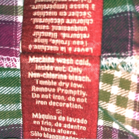 Farm Girl Authentic Pink, Green and Brown Button up Size 5/6 - Picture 10 of 11